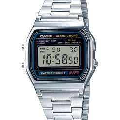 Casio Men's Digital Watch with Stainless Steel Bracelet