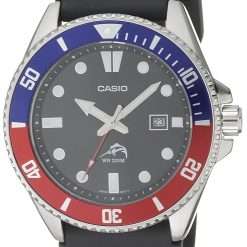 Casio Men's MDV106-1AV 200 M WR Black Dive Watch (MDV106-1A)