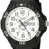 Casio MRW200H Series | Men's Analog Watch | Sporty Design | 100 Meter Water Resistance | Date Display | Rotary Bezel | Regular Time Keeping (HR, Min, SEC, PM, Date, Day) | 3...