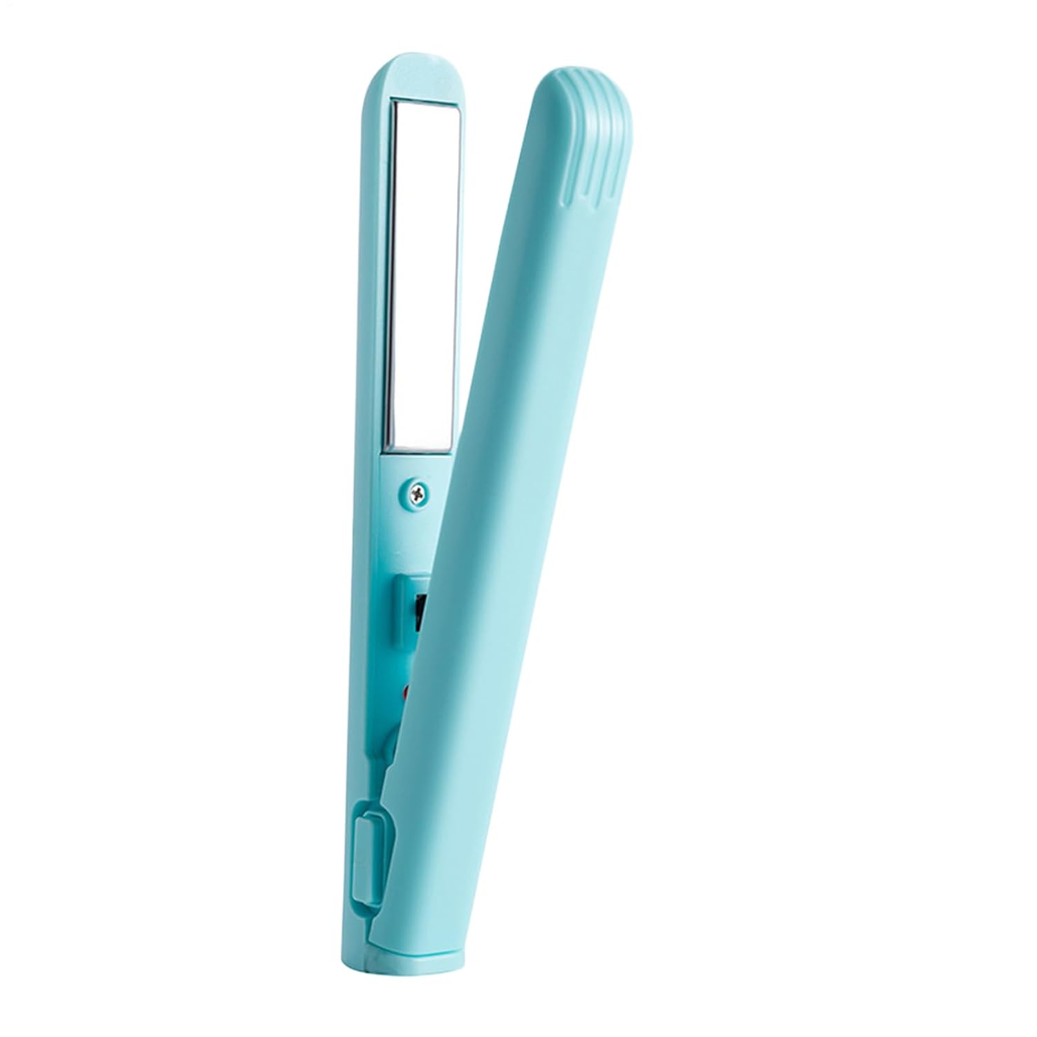 Ceramic Styling Tool - Portable Hair Straightener Flat Iron for Shiny, Frizz-Free Hair with Fast Heating, Beauty Accessory for Daily Use, Abs, Compact Travel-Friendly Design