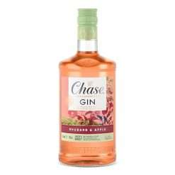 Chase Rhubarb & Bramley Apple Gin | 40% vol | 70cl | Classic Gin Botanicals with Flavours of Rhubarb | Apples & Juniper | Crisp & Zingy Flavour | Recommended with Tonic