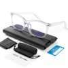 COOLOO Blue Light Blocking Glasses, Gaming Computer Glasses Anti Glare Headache Eyes Strain Glasses with Blue Light Filter, Super Light Weight Fashion