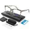 COOLOO Blue Light Blocking Glasses, Gaming Computer Glasses Anti Glare Headache Eyes Strain Glasses with Blue Light Filter, Super Light Weight Fashion
