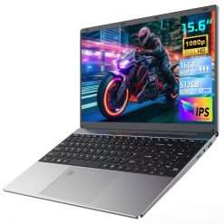 DMDFJY 15.6" FHD Laptop N-95 Processor Up to 3.4GHz, 16GB DDR4 512GB SSD, USB3.0/HDMI/Fingerprint, WiFi5 & BT4.2 Laptops PC RPG Backlit Keyboard Laptop Compute