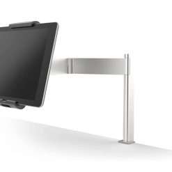 Durable Aluminium Tablet Holder Desk Clamp - Universal Arm Mount for 7-13" iPad, Samsung, Surface & More - Anti Theft Lockable & Rotatable 360° - Lazy Bedside Holder