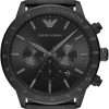 Emporio Armani Watch for Men, Quartz 3 sub dial Chronograph Movement and 43mm Case Size with Stainless Steel Strap