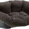 Ferplast Sofa Prestige 2 Cat and Dog Bed, Synthetic Fabric, 52 x 39 x 21 cm, Grey