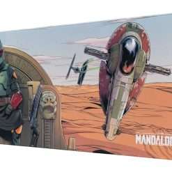 Grupo Erik XXL Mouse Pad - Boba Fett Star Wars Gifts | Gaming Desk Mat 31.5 x 13.8 inches, Non-Slip Rubber Keyboard & Mouse Mat Large | The Mandalorian Gifts