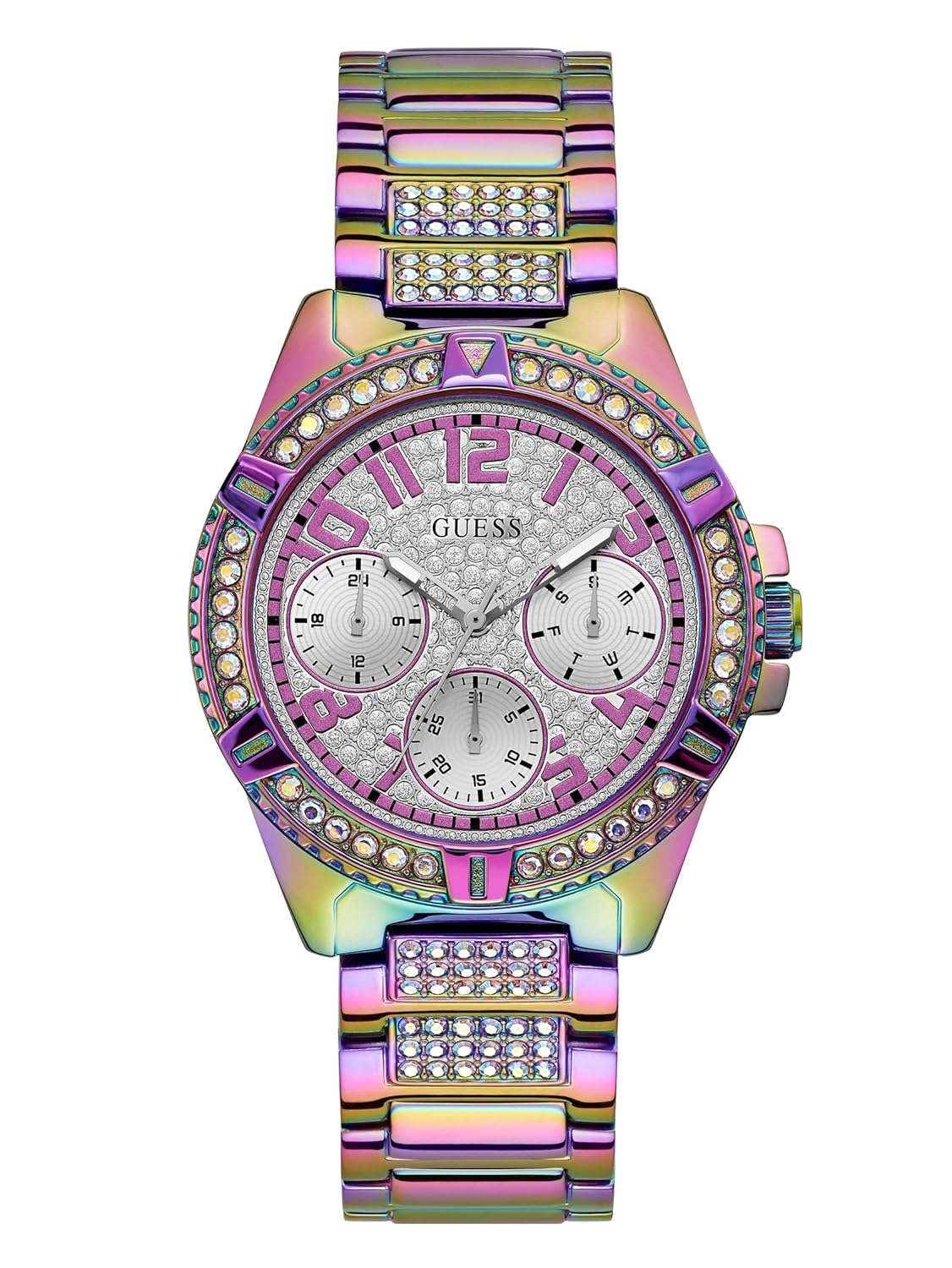 GUESS 40MM Crystal Embellished Watch