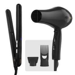 Hair Dryer PowerPik 2 + Hair Straightener Afro
