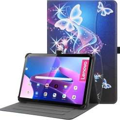 HGWALP Universal 9",9.7",10.1",10.2",10.5",10.9",11" inch Tablet Case,Multi-Viewing Angels Stand Folio Case Cover with Handstrap for for iPad, Samsung,Other 9-11 inch...