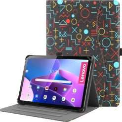 HGWALP Universal Case for 9inch-10.5inch Tablet,Multi-Viewing Angels PU Leather Stand Folio Case Cover with Handstrap for 9" 10.1" 10.5"Touchscreen Tablet, with Adjustable...