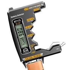 Home Battery Tester - LCD Display Voltage Detector | Portable D/C/AA/AAA/N/9V/Button Cell/3.7V Battery Detector for Car Electrical Appliances Household Remote Controls Outdoor...