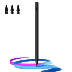 HSTT Pencil for iPad - 2018-2025 13 Minutes Fast Charging, Palm Rejection,Tilt Sensitivity, Stylus Pen Compatible with iPad Pro 11"/12.9"/13", 11/10/9/8/7/6th Gen, Air 3-7, Mini...