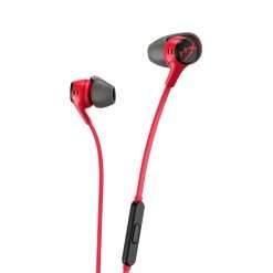HyperX Cloud Earbuds II - Wired Gaming Earbuds 14mm Driver Built-in Microphone | 4 Ear Plug Sizes | 3.5mm Connector | Hard Case | PC, Console & Mobile Compatibility | Red