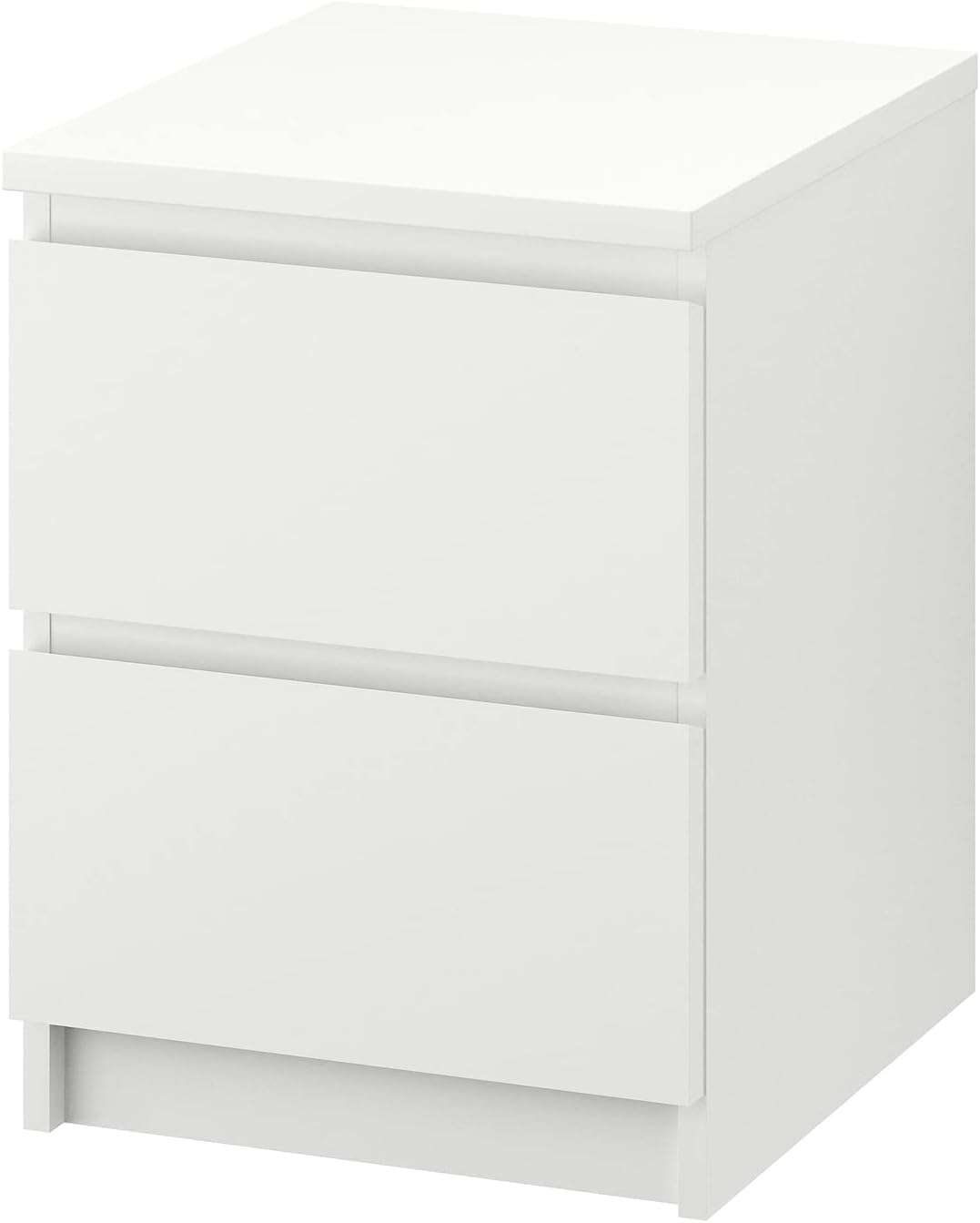 IKEA MALM white, Chest of 2 drawers, 40x55 cm