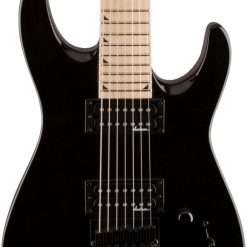 Jackson Special Edition JS22-7 DKA-M Dinky 7-String Electric Guitar, High-Output Humbuckers, 24 Frets, Hard-Tail Bridge, Gloss Black