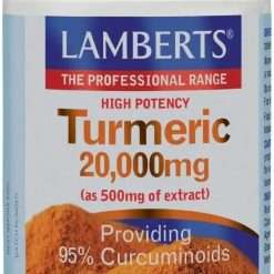 Lamberts High Potency Turmeric Root Extract 20000mg 120 Tablets