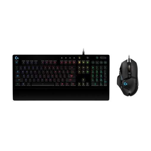 Logitech G G502 HERO Wired Gaming Mouse and G213 RGB Gaming Keyboard ...
