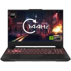 MESH Computers ASUS TUF Gaming A15 FA507UV 15.6-inch FHD 144Hz Gaming Laptop (AMD Ryzen 9 8945H, 64 GB DDR5 RAM 5600 MHz, 2 TB SSD, NVIDIA GeForce RTX 4060 8GB GDDR6, Wi-Fi 6,...