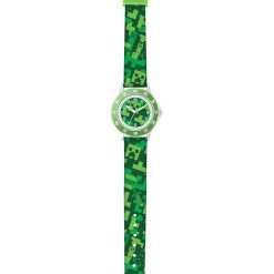 Minecraft Creeper Green Printed Strap Quartz Time Teacher Watch MIN9033