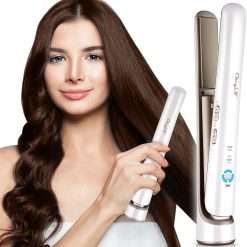 Mini Wireless Travel Hair Straightener, Portable USB Rechargeable Hair Straightener