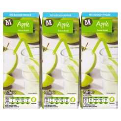 Morrisons No Added Sugar Apple Juice Drink, 3x250ml
