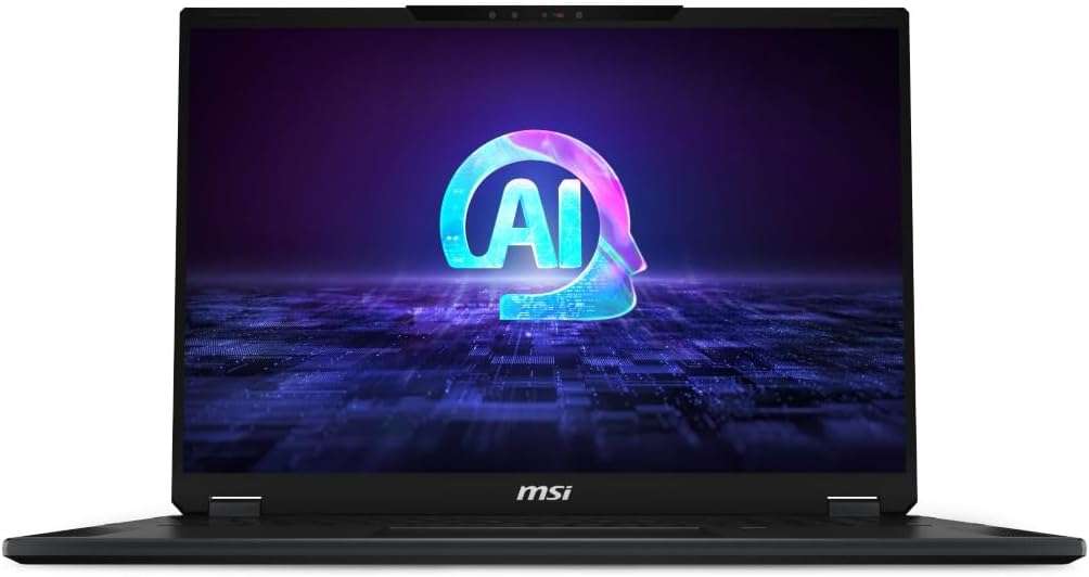 MSI Stealth AI Studio 18" 16:10 UHD+ Gaming Laptop - (Intel Core Ultra 9 185H, NVIDIA GeForce RTX 4070, 32GB RAM, 2TB SSD, Windows 11 Pro), Midnight Black