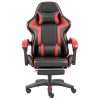NEW LEADER Ergonomic Gaming Chair with Footrest and Lumbar Support, 90°–140° Recliner High Back PC Gamer Chair with Comfortable Armrests and Headrest, PU Leather Swivel Office...
