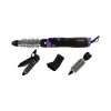 Nicky Clarke 1000W 4-in-1 Frizz Control Ionic Hot Air Brush Volumising Hair Styler, 2 Heat / Speeds & Cool Shot, Four Accessories: 20mm & 38mm Brushes, Concentrator Nozzle &...