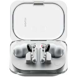 Nothing Ear (a) wireless ear buds with Active Noise Cancelling, Bass Enhance Algorithm and up to 42.5 hours of listening time - White