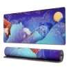 Ovenbird Large Gaming Mouse Pad with Stitched Edges, Japanese Wave and Sun Desk Mat, Extended XL Mousepad with Anti-Slip Base, Cute Minimalist Desk Pad for Keyboard and Mouse,...