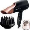 Panasonic EH-NA65CN895 Nanoe Hair Dryer with Diffuser, Quick Dry & Styling Nozzle - Visibly Improved Shine (Rose Gold), Gifts for women