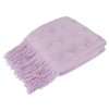 PAVILIA Light Purple Knit Throw Blanket Couch, Soft Knitted Boho Farmhouse Home Decor Woven Throw, Cozy Decorative Afghan Bed Sofa, Outdoor Summer Fall Gift Lightweight, Lilac...