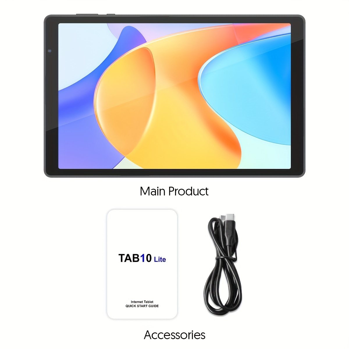 10-Inch Android 14 Tablet, Quad-Core Processor 4GB(2+2) RAM 32GB ROM ...