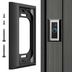 R-ing Doorbell Mount/R-ing Doorbell Wired Mounting Plate Compatible with Ring Wired Doorbell PRO (formerl Ring PRO2) Ring PRO2 Doorbell Mount - Premium Adapter Plate