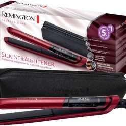 Remington S9600 Silk Straightener with Advanced Silk Ceramic Coating - Red