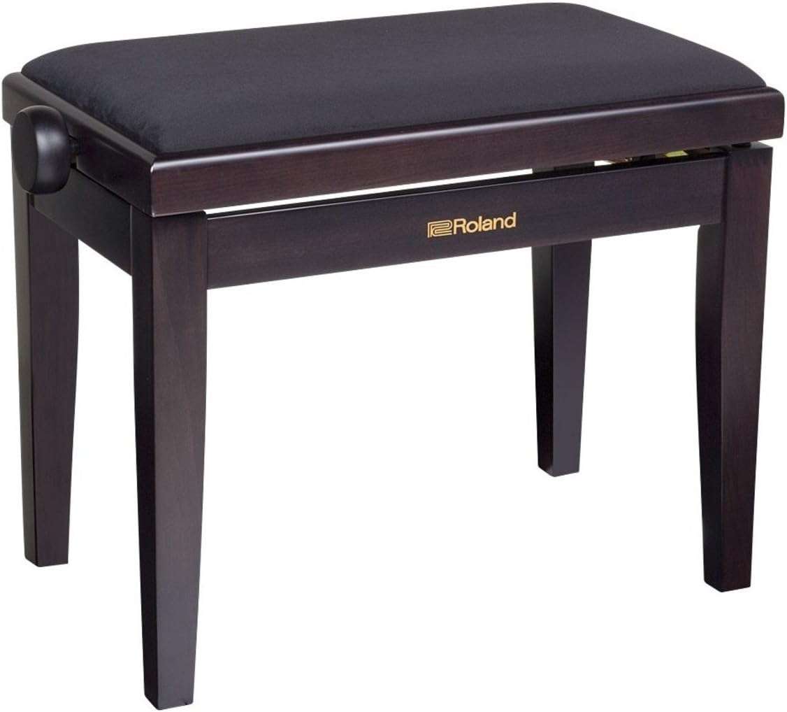 ROLAND Rpb-220Rw Piano Bench with Velour Seat, Rosewood