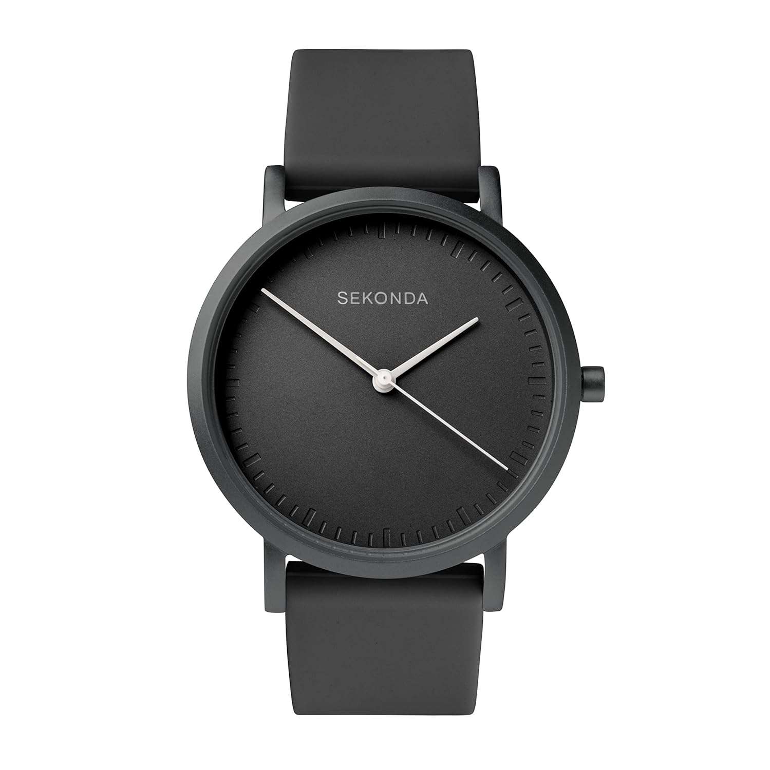 Sekonda Palette Damen-Armbanduhr, 34 mm, Quarz, Analog-Anzeige, Silikon-Armband