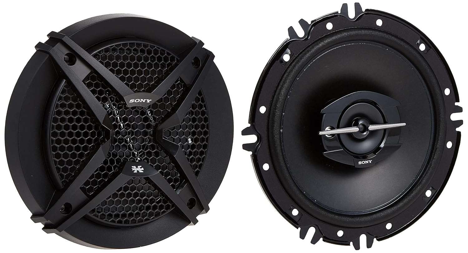 Sony XS-Gtf1639 270W (45W Rms), 6.5" (16 cm) 3-Way Car Speakers With Hop Acfm Cone Woofer, Car Speakers