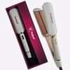 Telford Infra red Hair Straightener with Argan Oil Infused Ceramic Plates (White)