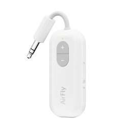 Twelve South AirFly SE Bluetooth 5.0 Transmitter for TV/Airplane to Wireless Headphones – Wireless Adapter for AirPods, Airplane, Car, Gym, Home, Use With Any 3.5 mm Audio Jack