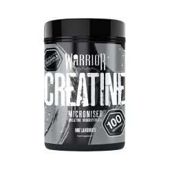Warrior Creatine Monohydrate Powder 500g - Pure Micronised Creatine Powder Supplement - 100 Servings - Vegan - for Men & Women - Pre & Post Workout Strength, Muscle Growth &...