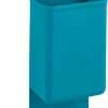 WENKO Ampio Hair Straightener Holder Petrol - Wall Mount for Straighteners, Attaching without Drilling, Silicone, 10 x 36.5 x 6.5 cm, Petrol Blue