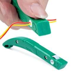 Wire Straightener & Untwist Tool for 1.3mm Crystal Network Cables, Wire Comb Straightener Stripper for Category 5/6 Cables Twisted Wire Separator for Engineers