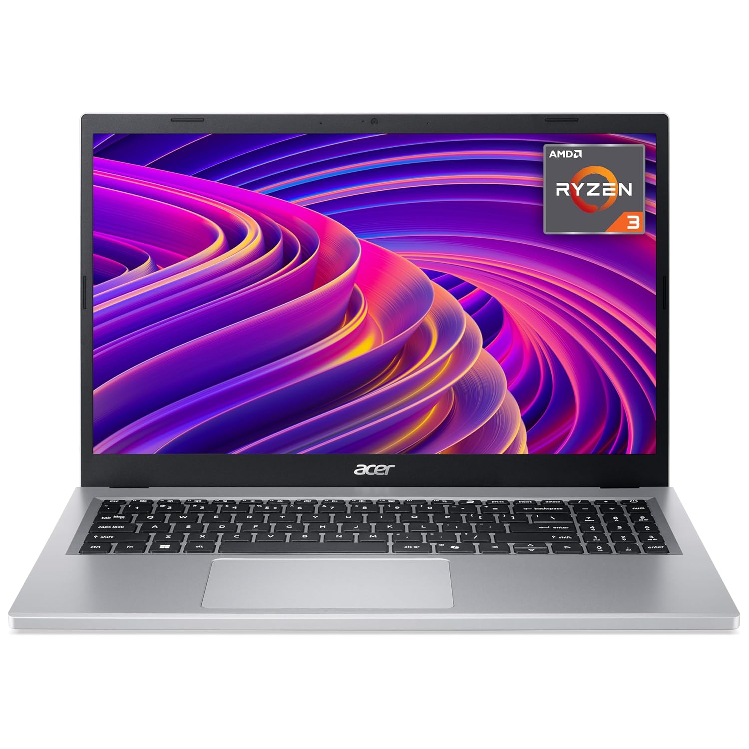 acer Aspire Go 15 AG15-21P Laptop - AMD Ryzen 3 7320U, 8GB, 128GB SSD, Integrated Graphics, 15.6" Full HD, Windows 11, Silver