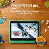 Amazon Fire HD 10 Kids Pro tablet (newest gen)| ages 6–12, long battery life, includes ads-free books, games, apps and videos that children love, 10.1" brilliant screen,...