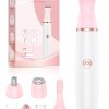 Bikini Trimmer Women,4-in-1 Electric Razors for Women: Painless Facial Hair Remover, Body Razor for Face, Bikini, Legs, Underarms, Eyebrows, Nose - Rechargeable USB Portable...