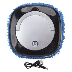 Cocoarm Intelligent Floor Mopping Robot - Auto Vacuum and Mop, Automatic Steering, Low Noise 50-60dB (Silver)