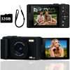 Digital Camera 4K with Flip Screen, 32GB Travel Camera for Photography, 48MP Auto Focus Digital Camer, Ideal for Beginners, Digital Compact Camera
